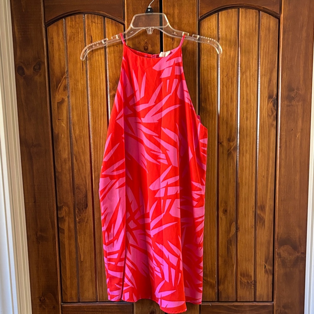 Pink and orange dress
